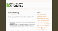 Desktop Screenshot of financeforchurches.org