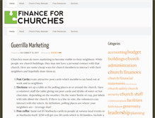 Tablet Screenshot of financeforchurches.org